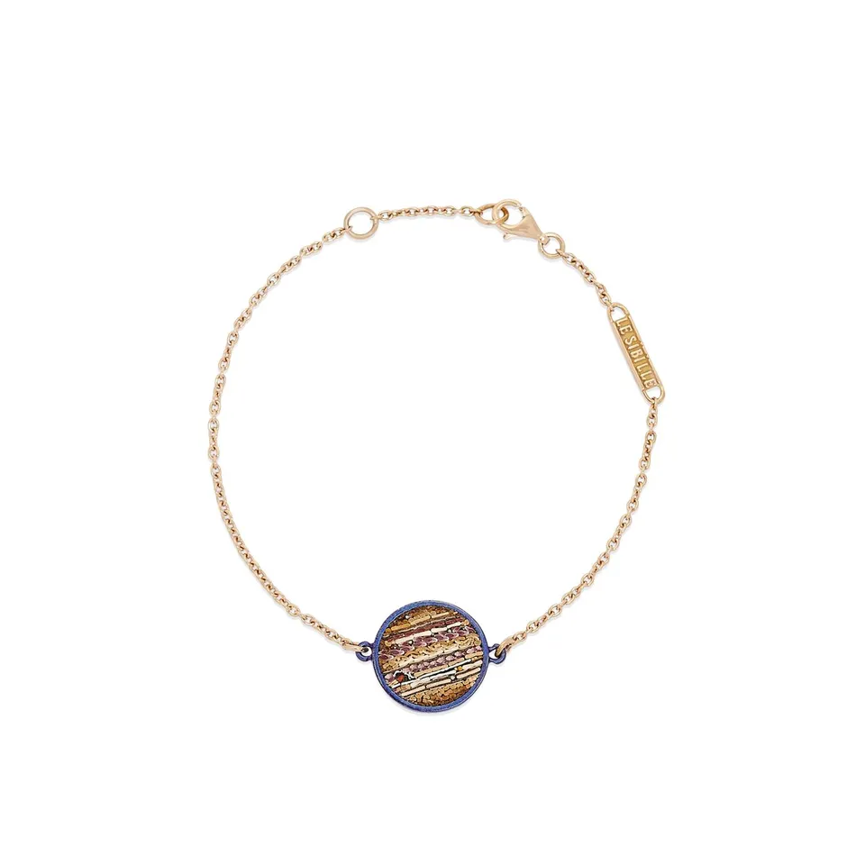 Le Sibille Giove Bracelet bracciale titanio oro rosa