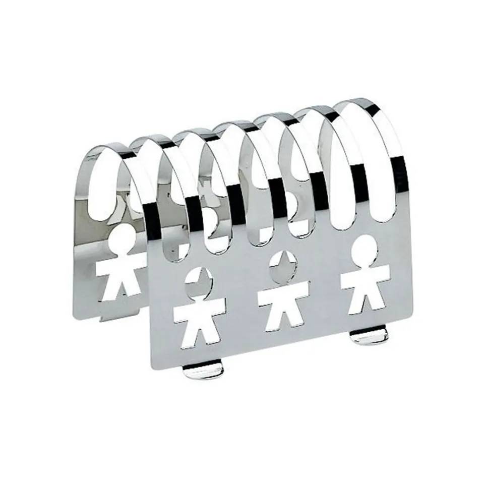 ALESSI DOMENICO Tavola Portatoast Girotondo AKK45 Acciaio