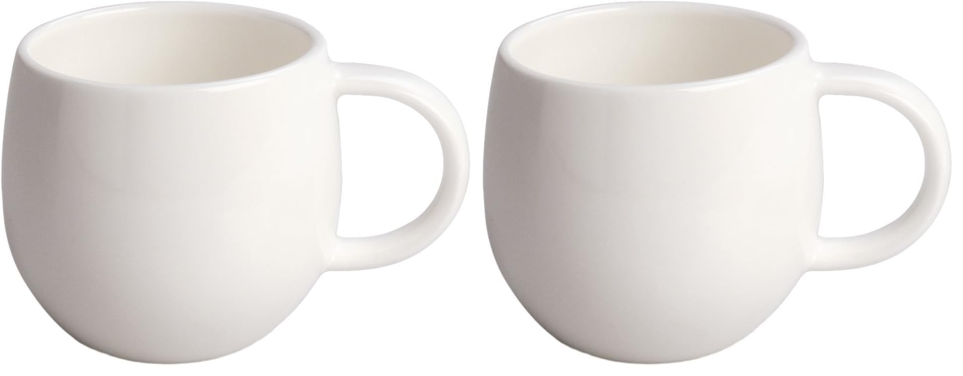 Alessi All-Time set 4 tazzine caffè bone china bianco