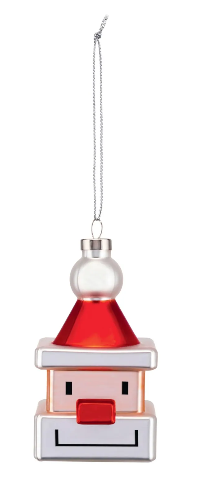 Alessi Santa Cube decorazione Natale multicolore