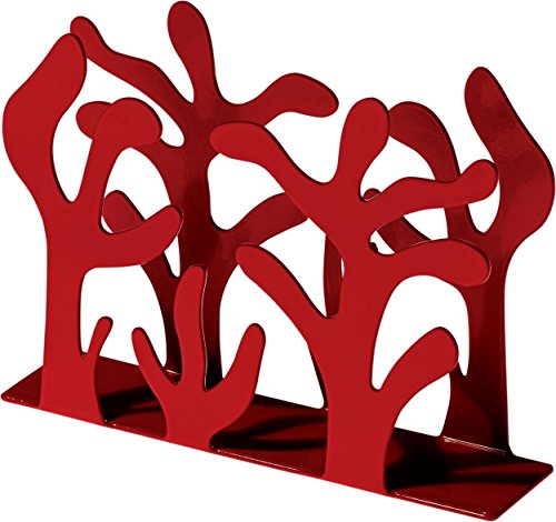 Alessi Mediterraneo ESI03 R portatovaglioli rosso acciaio
