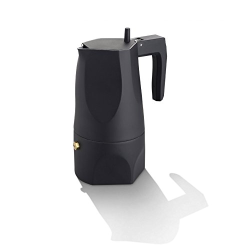 Alessi Ossidiana MT18/3 B caffettiera nera 3 tazze