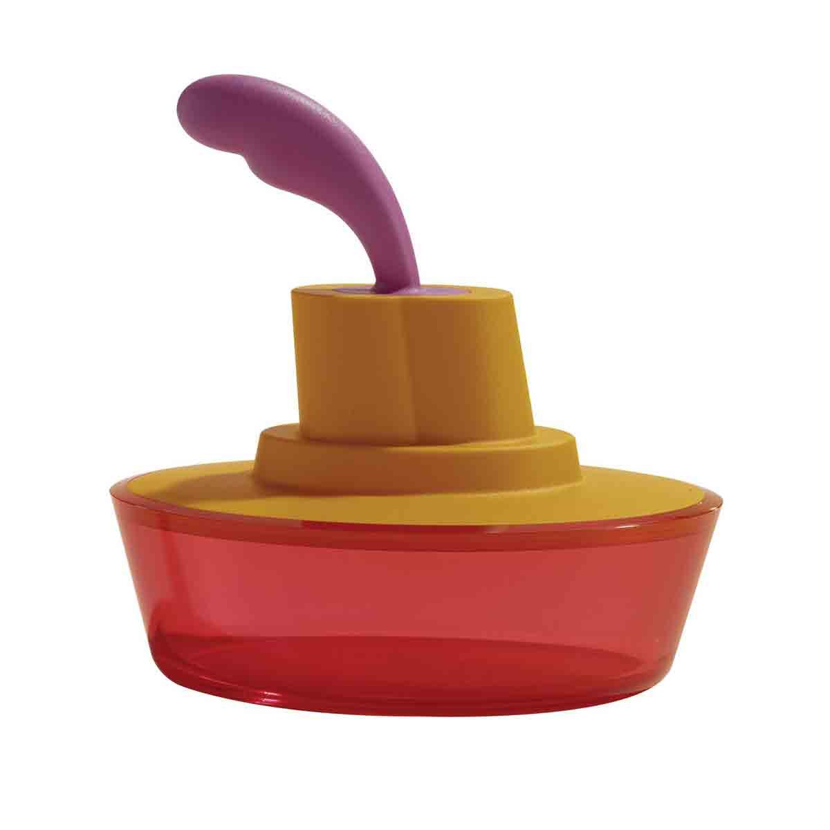 Alessi Ship Shape ASG13 B contenitore nero 15,5 cm