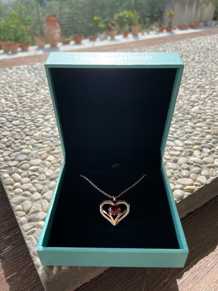 LOUISA SECRET Forever Love Heart collana cuore argento oro rosa mamma