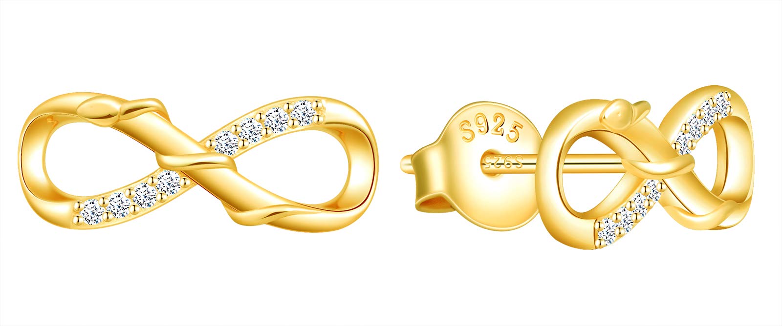 Infinionly Fashion Collana Infinito Oro Argento 925