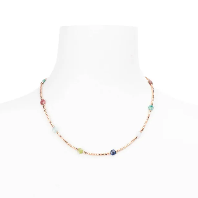 Chic Ad Hoc Collane girocollo pietre dure multicolor
