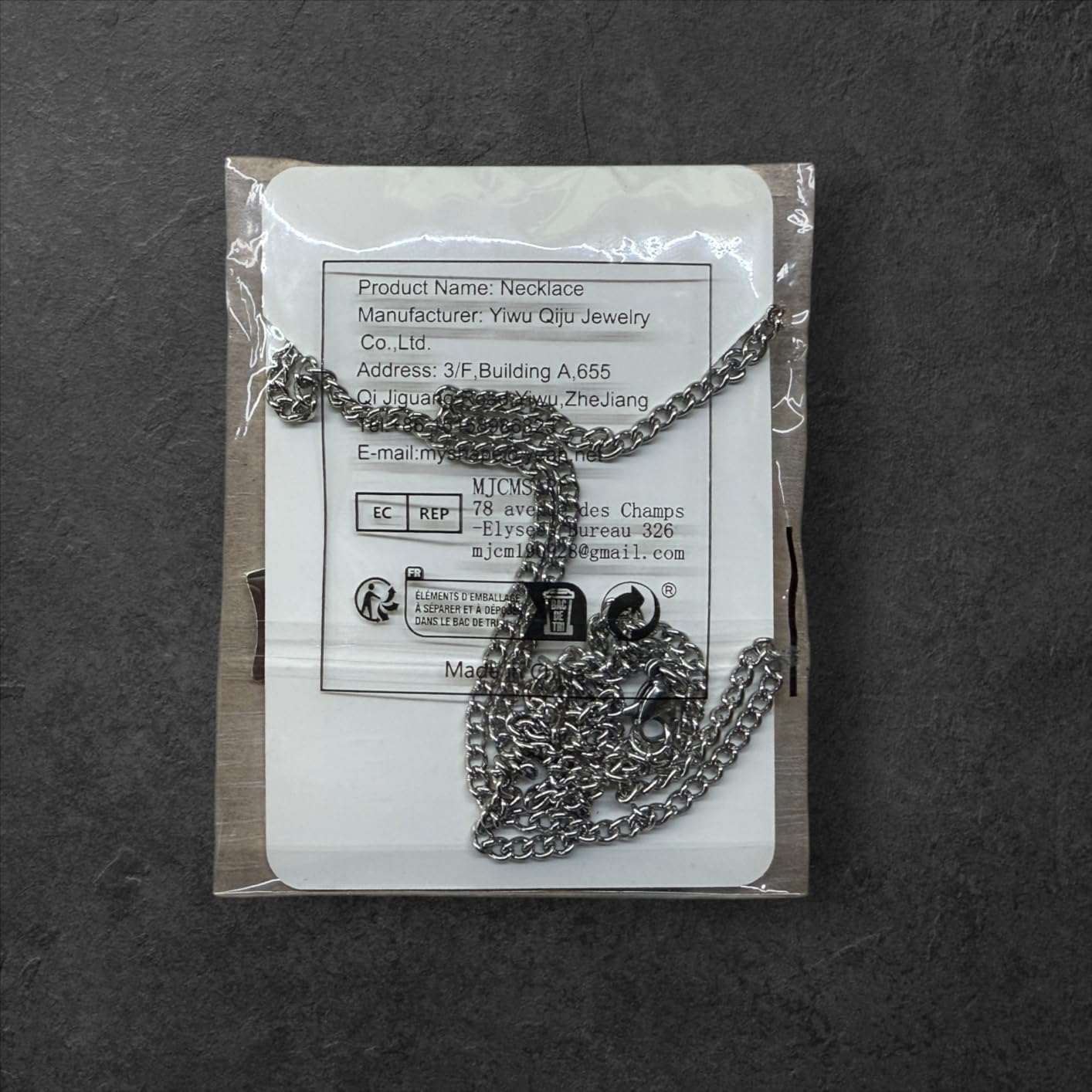 EUEAVAN collana croce invertita acciaio argento diamante