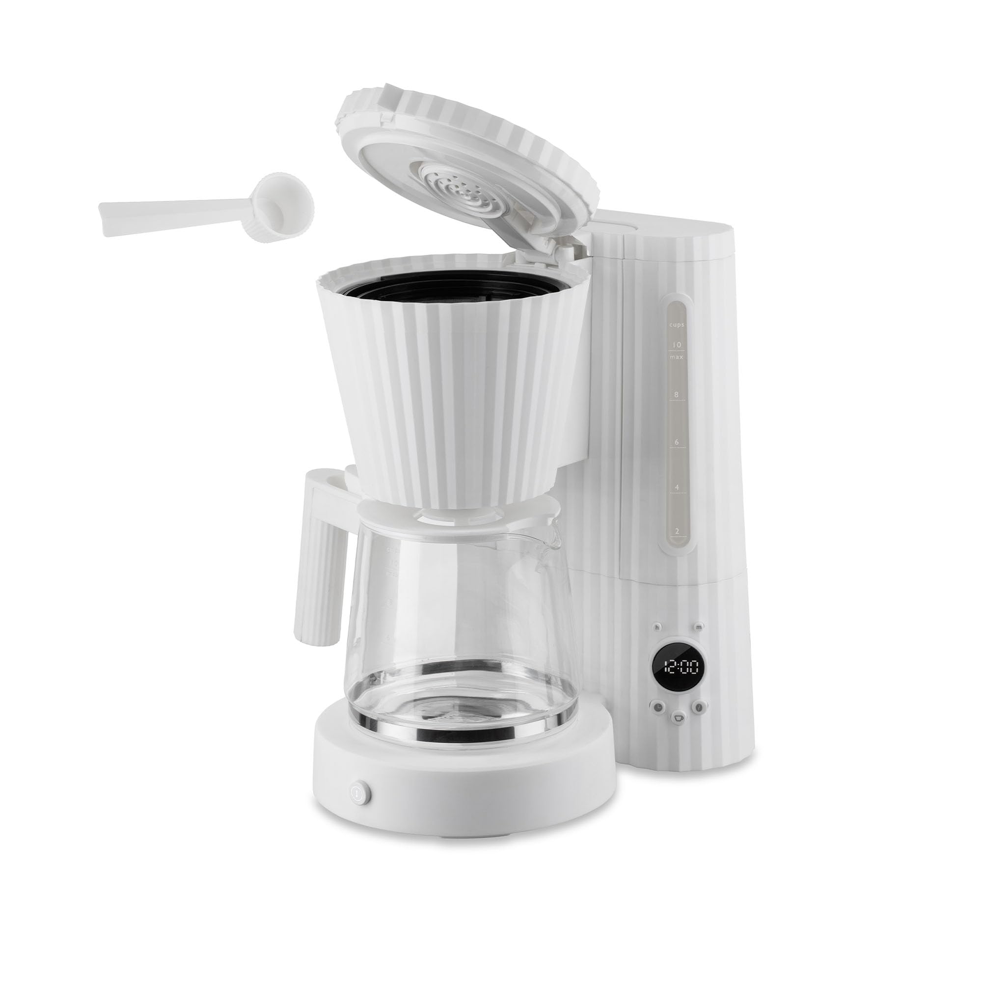Alessi Plissé MDL14 W macchina caffè filtro bianco 150 cl