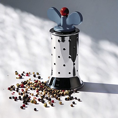Alessi 9098 macinapepe azzurro acciaio resina 13,2 cm Graves
