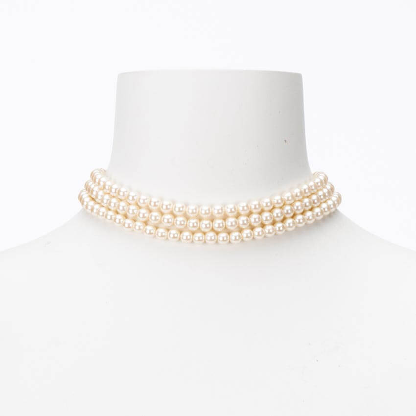 Chic Ad Hoc Collane Girocollo Choker Multifili Perle