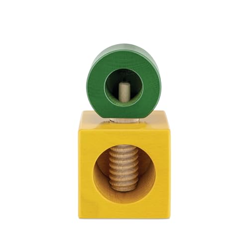 Alessi Twergi ES20 1 schiaccianoci legno giallo verde