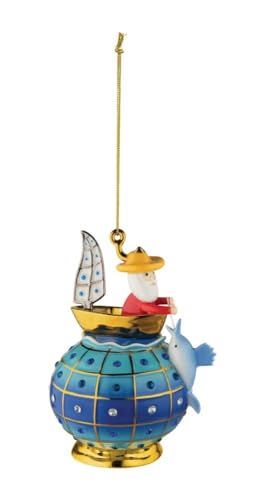Alessi MJ16 12 Vecchio e Mare Decorazione Porcellana Multi