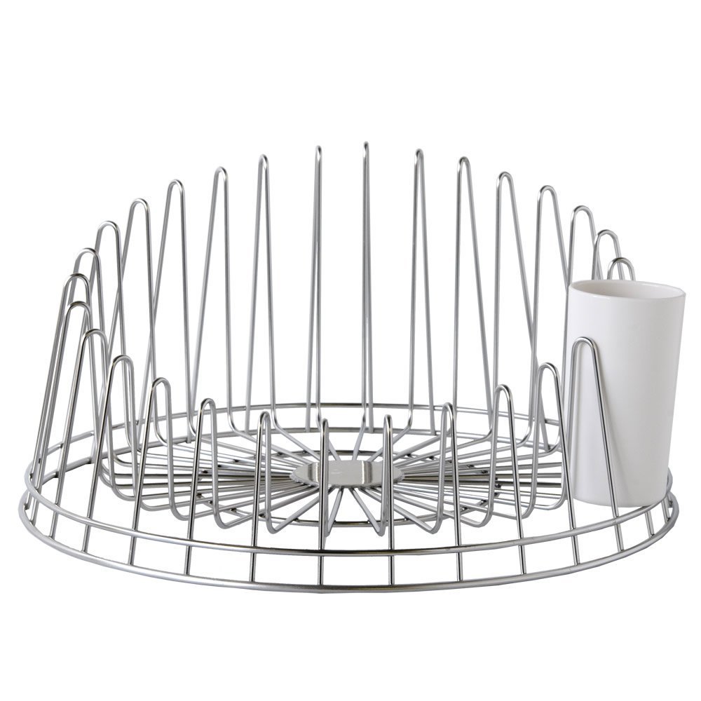 Alessi A Tempo APD04 Scolapiatti Acciaio Lucido