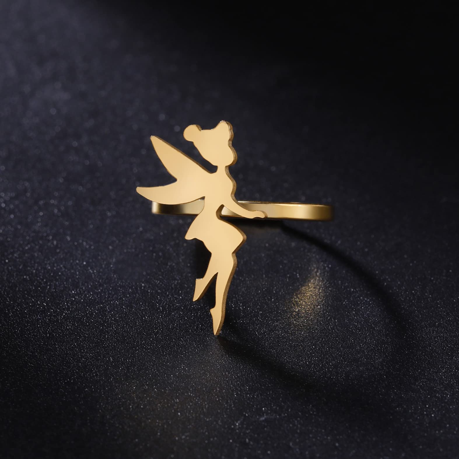 EUEAVAN Rings Wendy Anello Oro Fata Pixie
