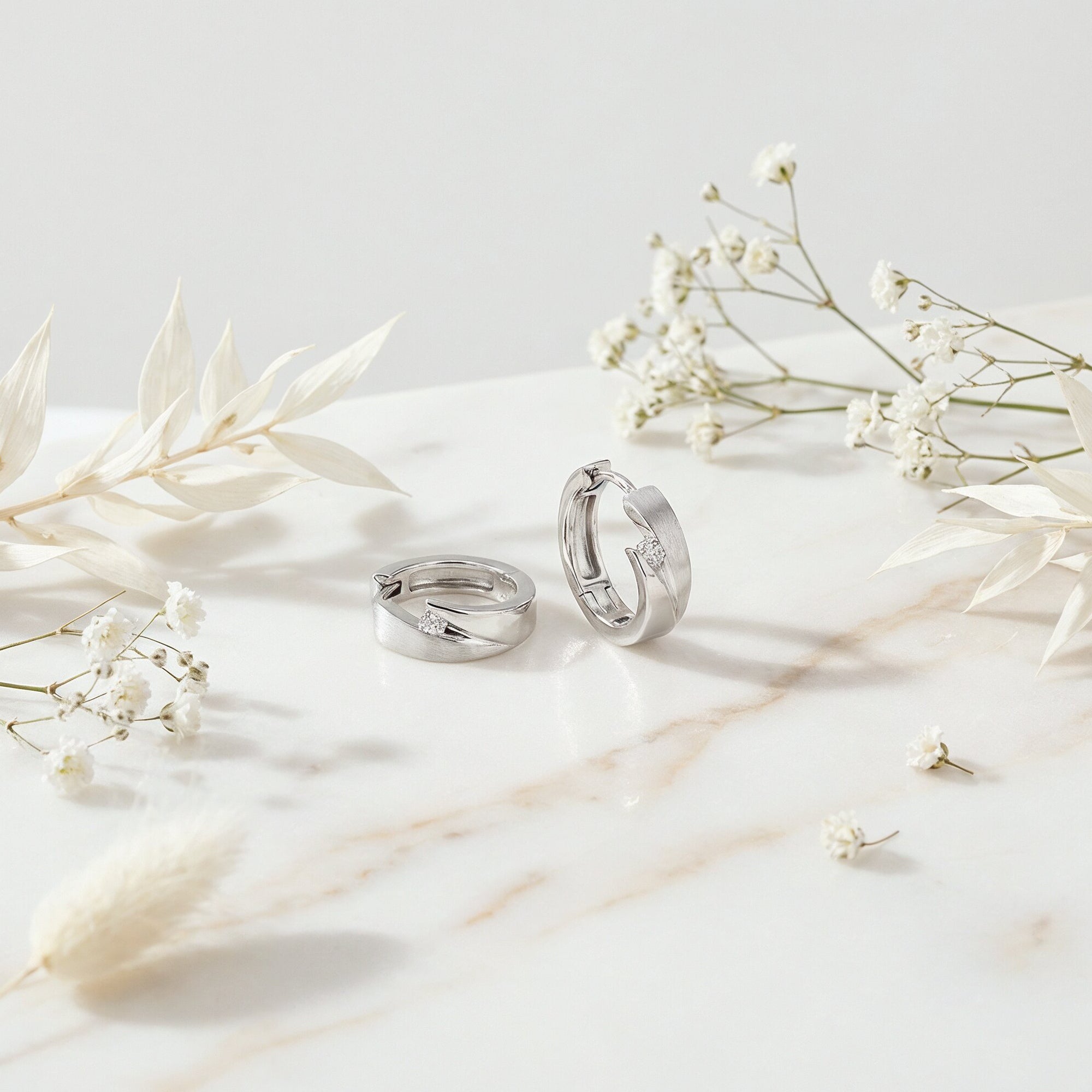 Engelsrufer Creole orecchini cerchi argento 925 zirconia