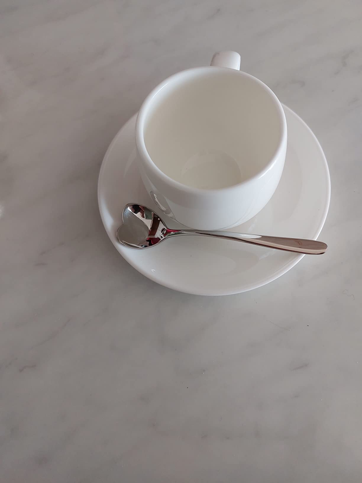 Alessi All-Time set 4 tazzine caffè bone china bianco
