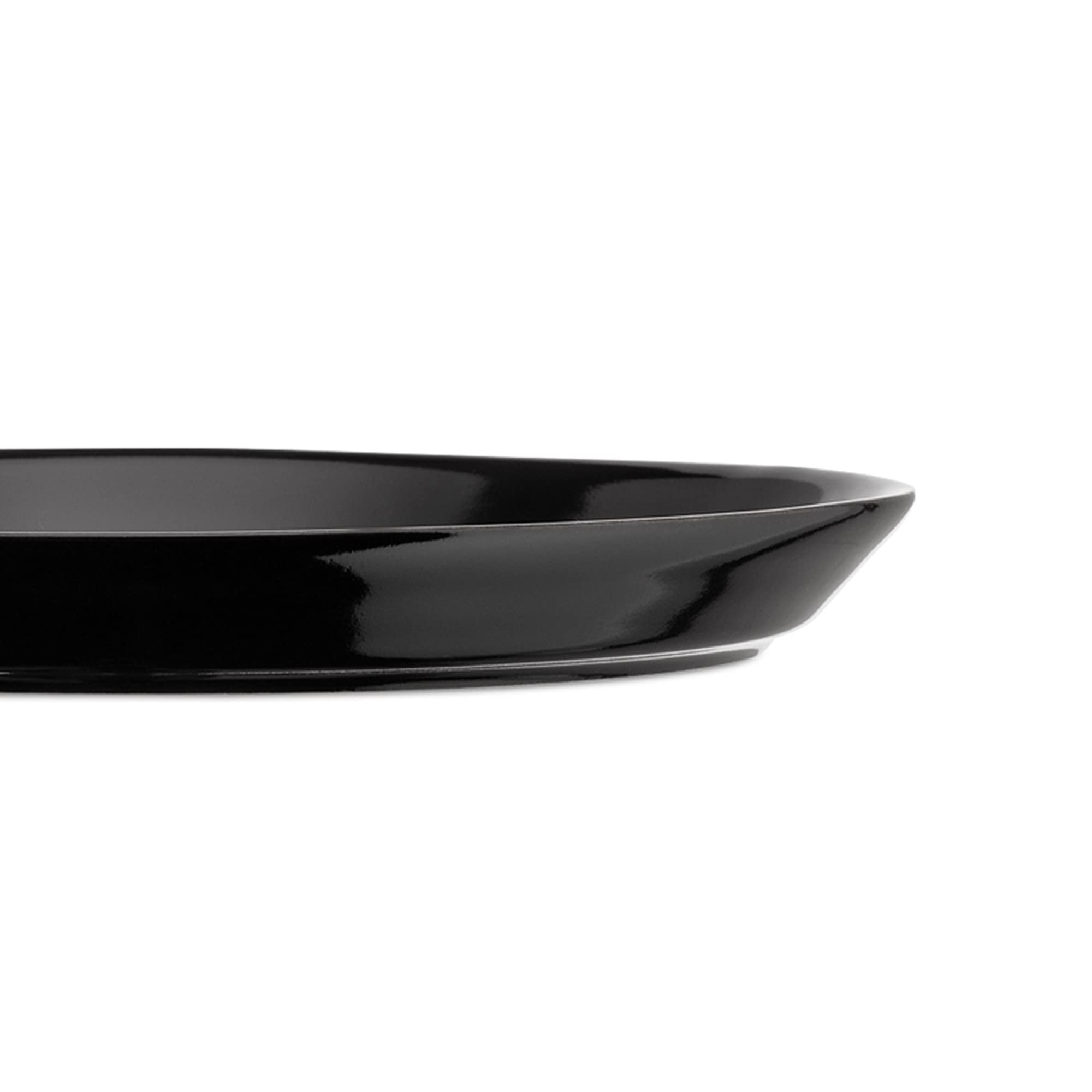 Alessi Tonale DC03/5 B Set 4 Piatti Dessert Nero Grès