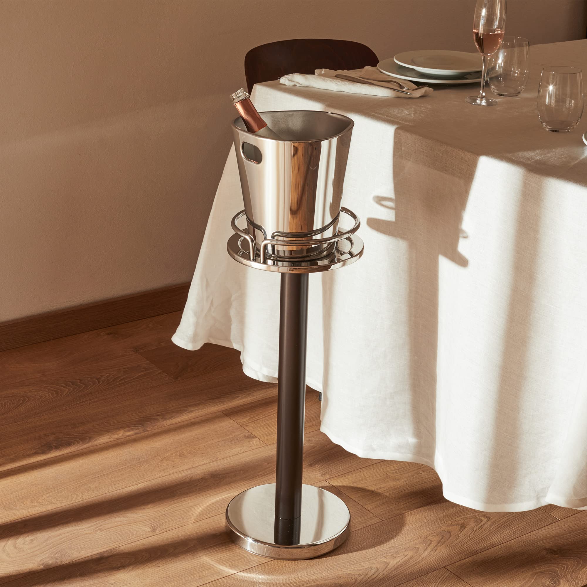 Alessi 5059 colonna portarinfrescatore acciaio 64 cm Sottsass