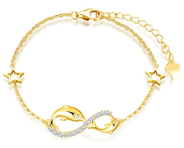 INFINIONLY Fashion Bracelets bracciale argento 925 stella