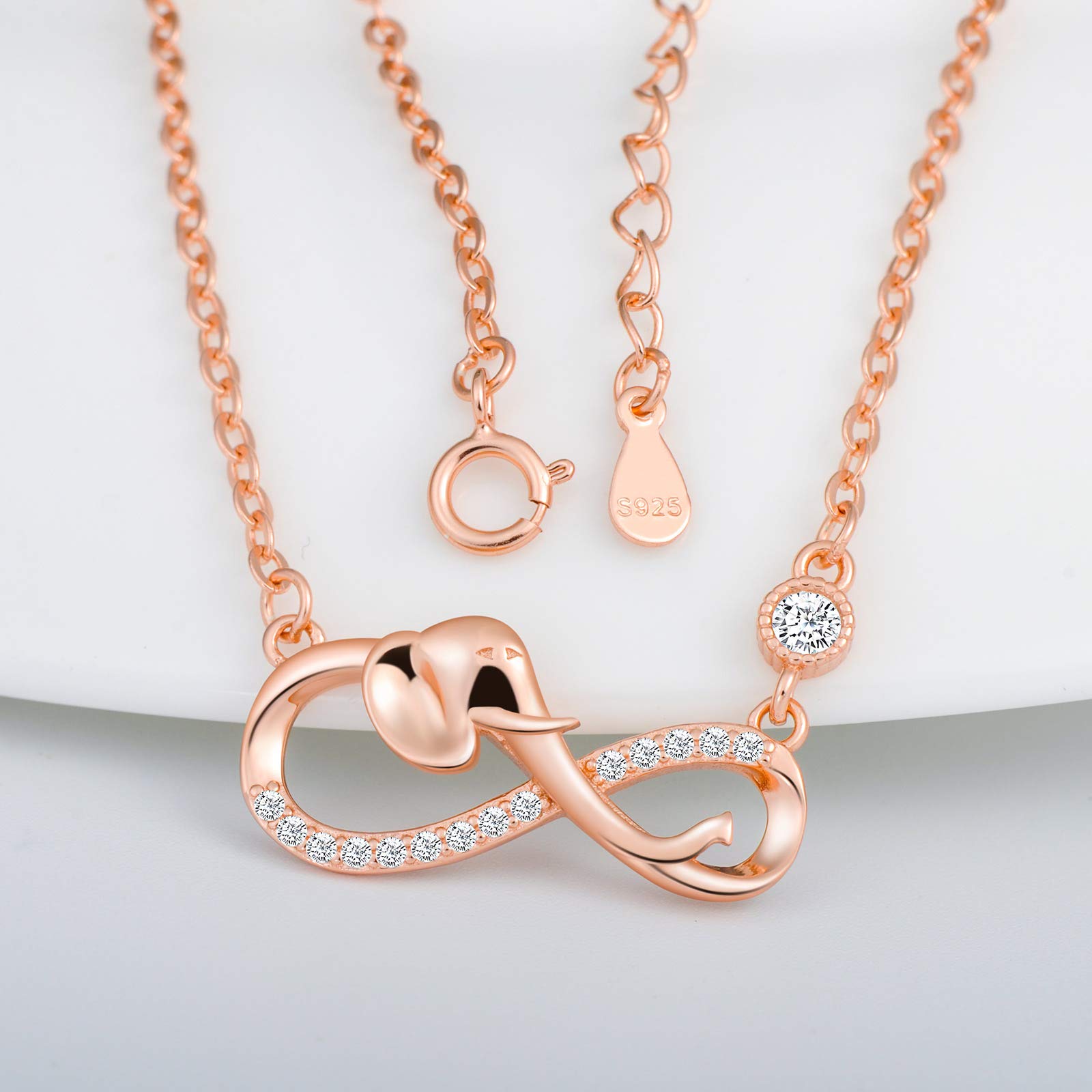 INFINIONLY Fashion Necklaces collana argento 925 fiore perla