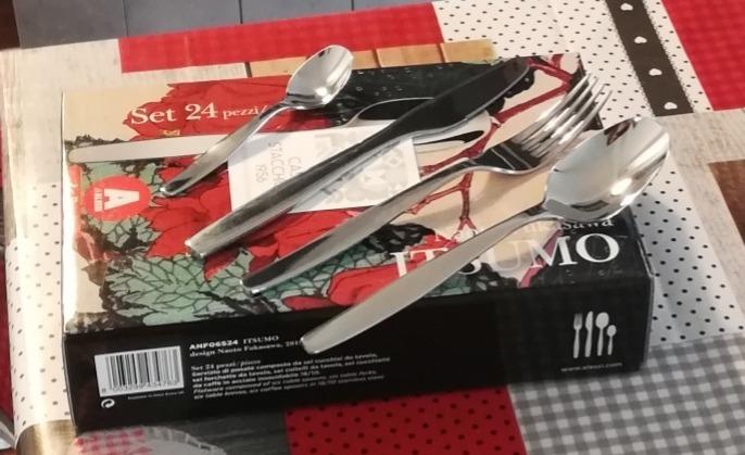 Alessi Itsumo ANF06S24 servizio posate 24 pezzi 6 persone