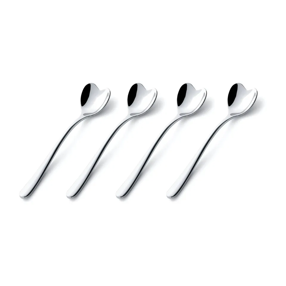 Alessi Big Love AMMI01 Set 4 Cucchiaini Gelato Cuore
