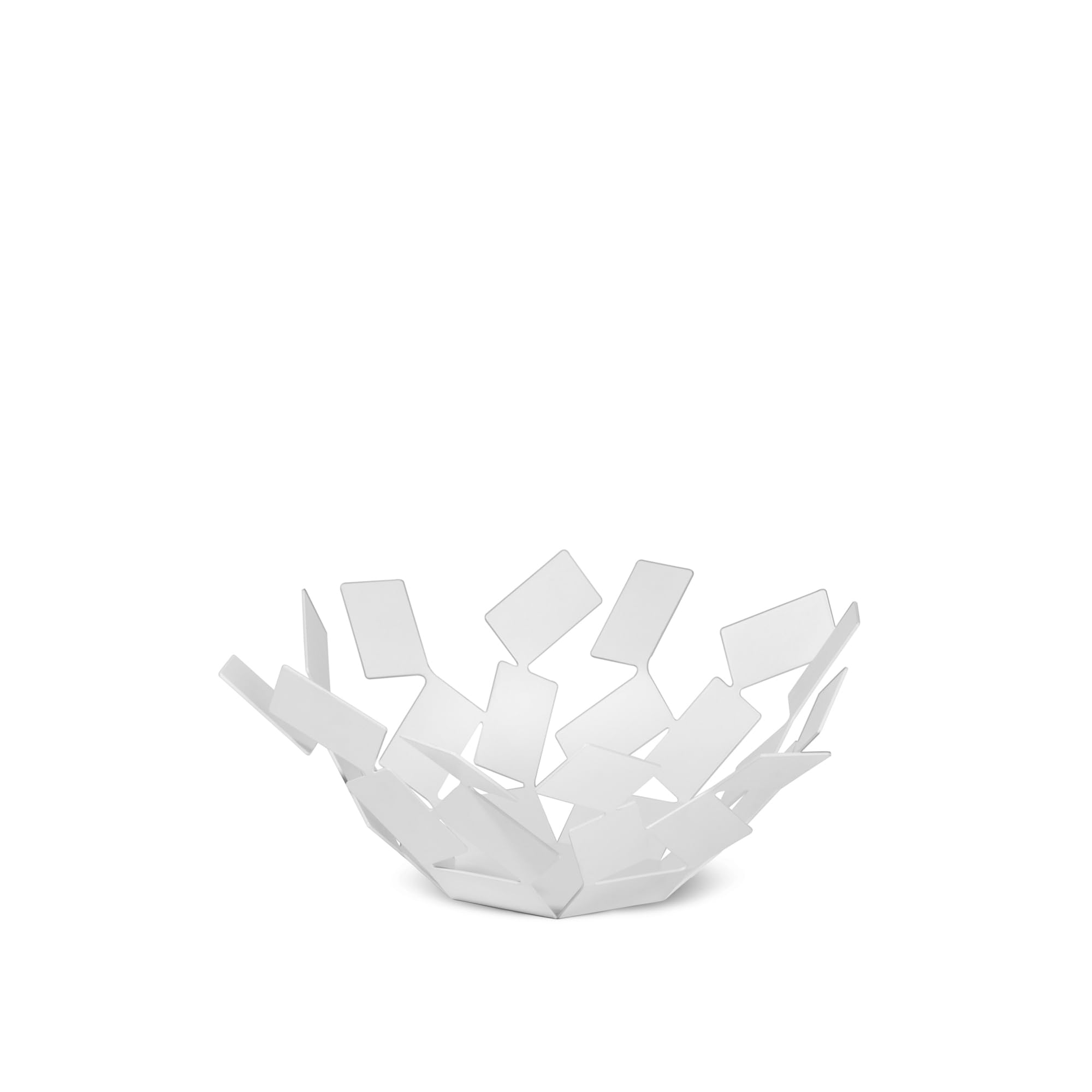 Alessi Stanza Scirocco MT02 W cestino bianco acciaio