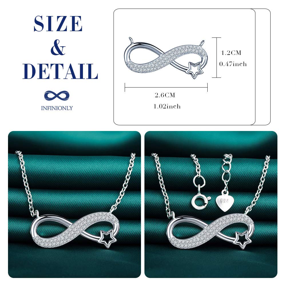 Infinionly Fashion collana infinito stella argento