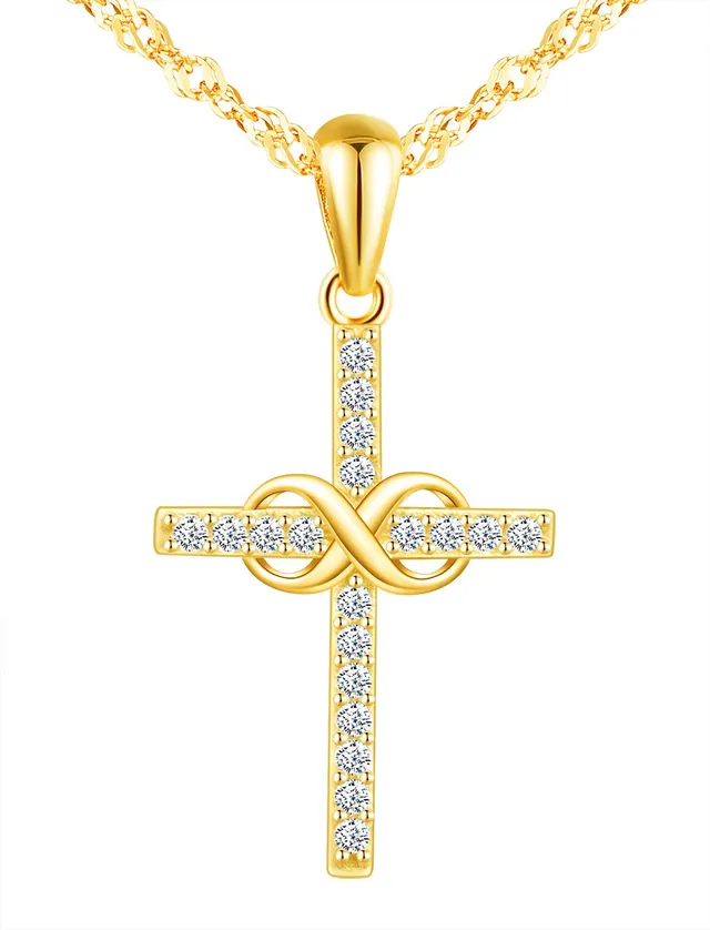 INFINIONLY Fashion Necklaces collana infinito oro