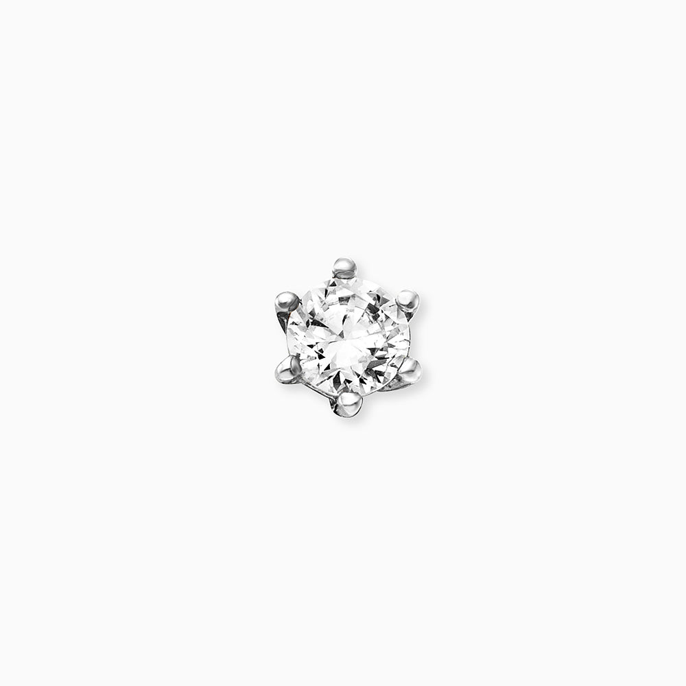 Engelsrufer Shiny Orecchini Argento 925 Zirconia 4mm
