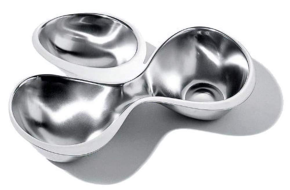 Alessi Babyboop RA03 antipastiera acciaio 3 scomparti