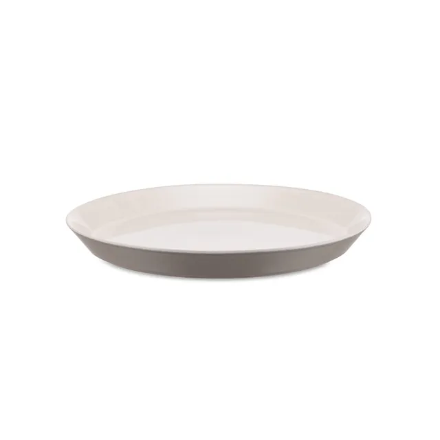 Alessi Tonale DC03/1 LG piatto piano stoneware grigio set 4