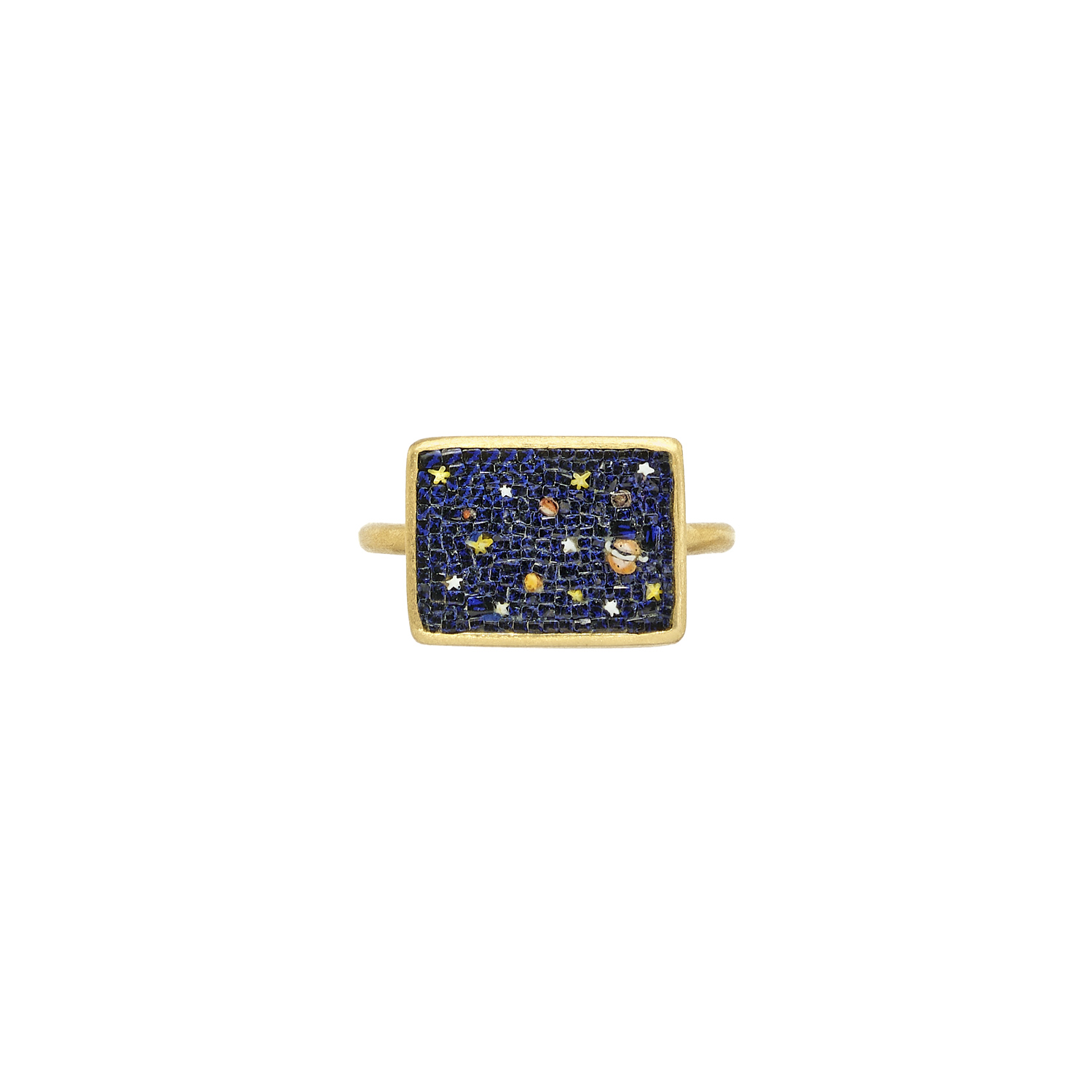 Le Sibille Among The Stars Ring oro giallo