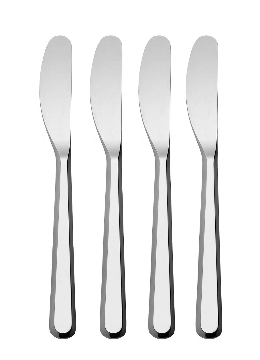 Alessi Amici BG02/37S4 set 4 coltelli burro acciaio