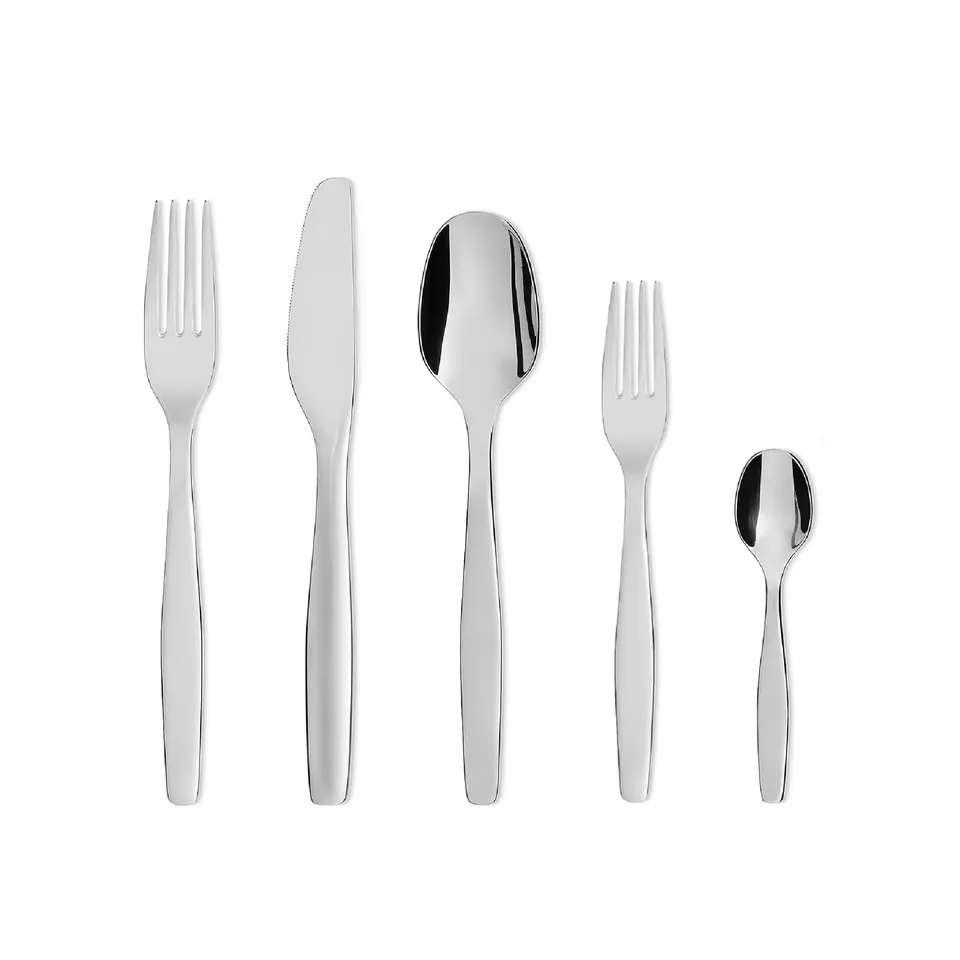 Alessi Itsumo ANF06S5 Servizio Posate 5 Pezzi Acciaio 18/10