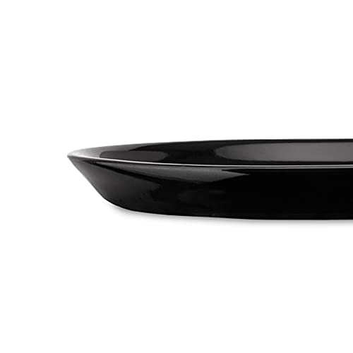 Alessi Tonale DC03/77 B piattini ceramica neri 4 pezzi