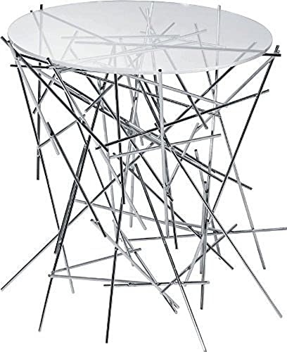 Alessi Blow Up FC09 tavolino vetro acciaio Campana
