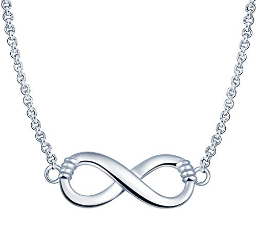 INFINIONLY Fashion Collana argento 925 infinito zirconi