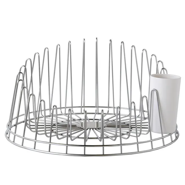Alessi A Tempo APD04 Scolapiatti Acciaio Lucido