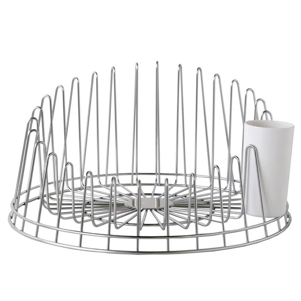 Alessi A Tempo APD04 Scolapiatti Acciaio Lucido