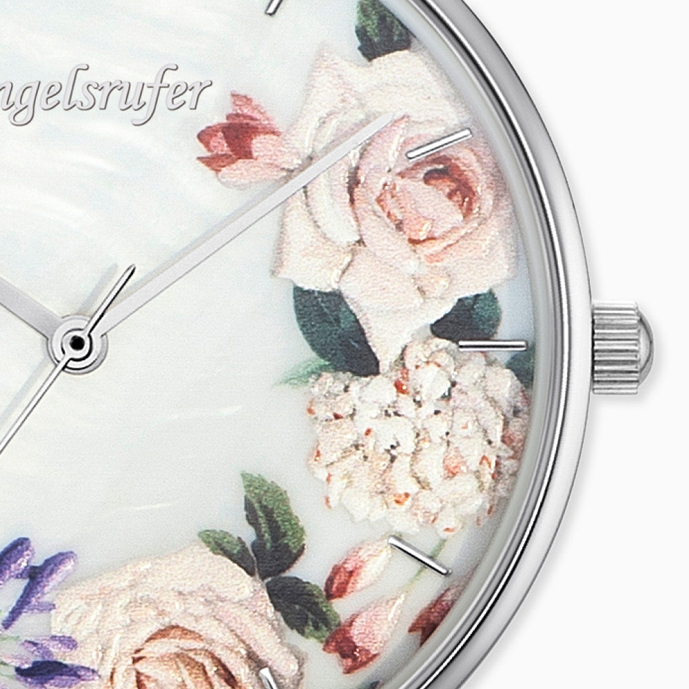 Engelsrufer Blume orologio donna pelle beige madreperla