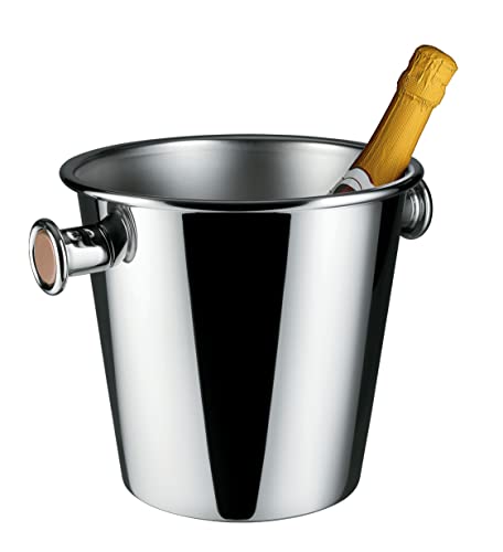 Alessi 5052 secchiello 2 bottiglie acciaio 25 cm champagne