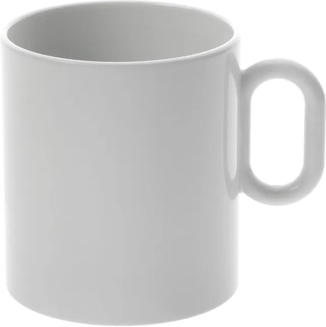 Alessi Dressed MW01/89 set 4 mug porcellana bianca