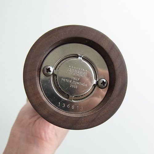 Alessi PZ01 macinapepe legno noce marrone 29,5 cm