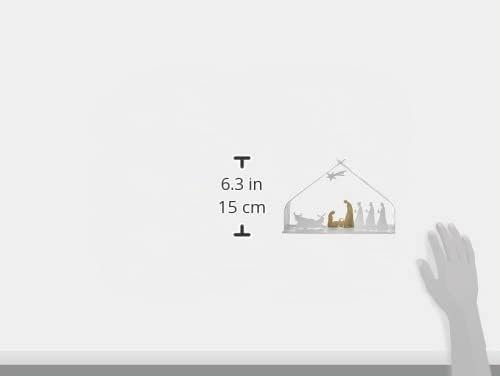 Alessi Home BM09 W Bark Crib presepe bianco resina acciaio