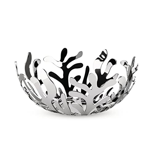 Alessi Mediterraneo ESI01/29 B fruttiera nera acciaio 29 cm
