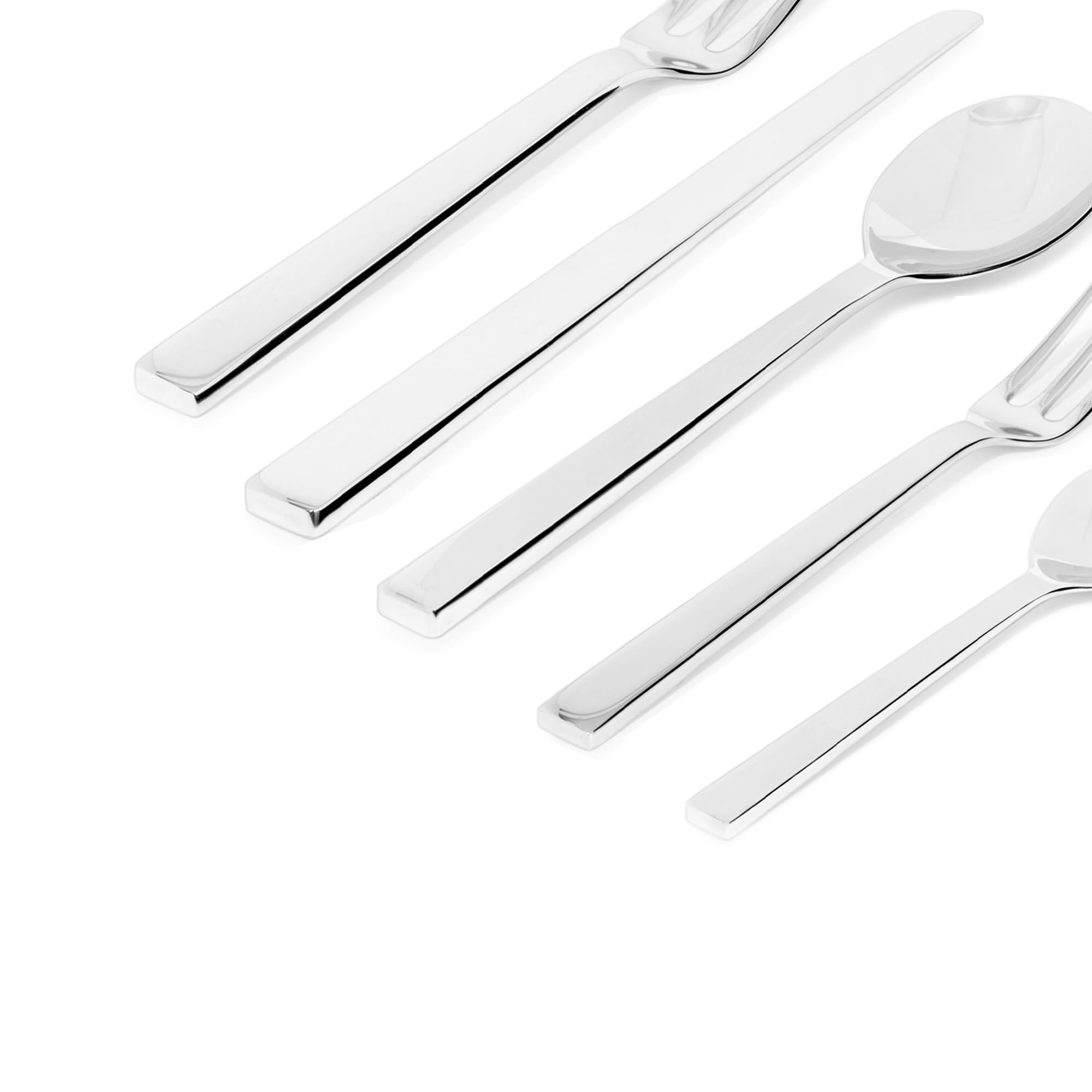 Alessi DC05S5 Santiago set posate acciaio 5 pezzi lucido