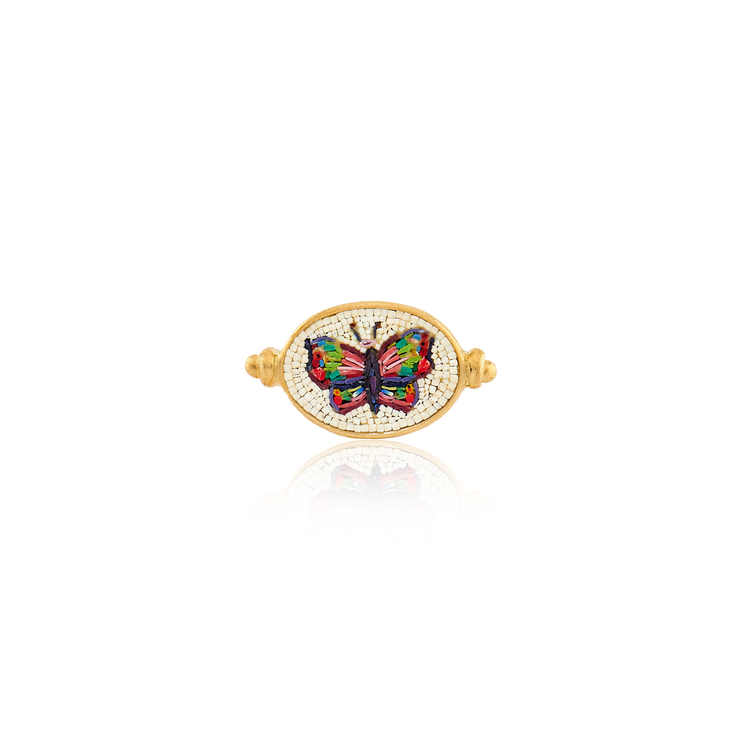Le Sibille Anelli Ottavia Ring anello oro mosaico romano