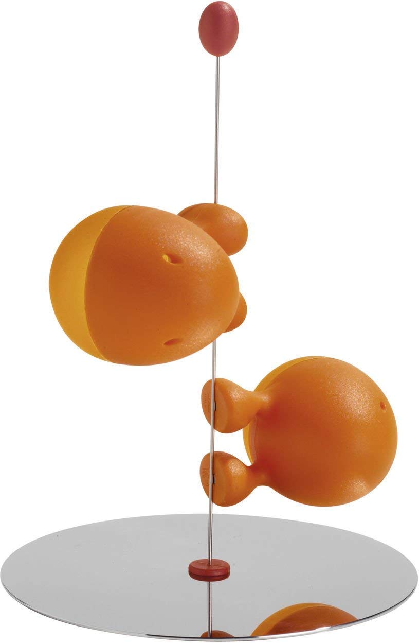 Alessi Lilliput ASG02 saliera sale pepe nero/bianco resina